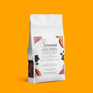 Crocchette gusto Coniglio con patate dolci e More – Cane Adulto