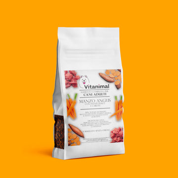 Crocchette gusto Manzo Angus con Patate Dolci e carote – Cani adulti