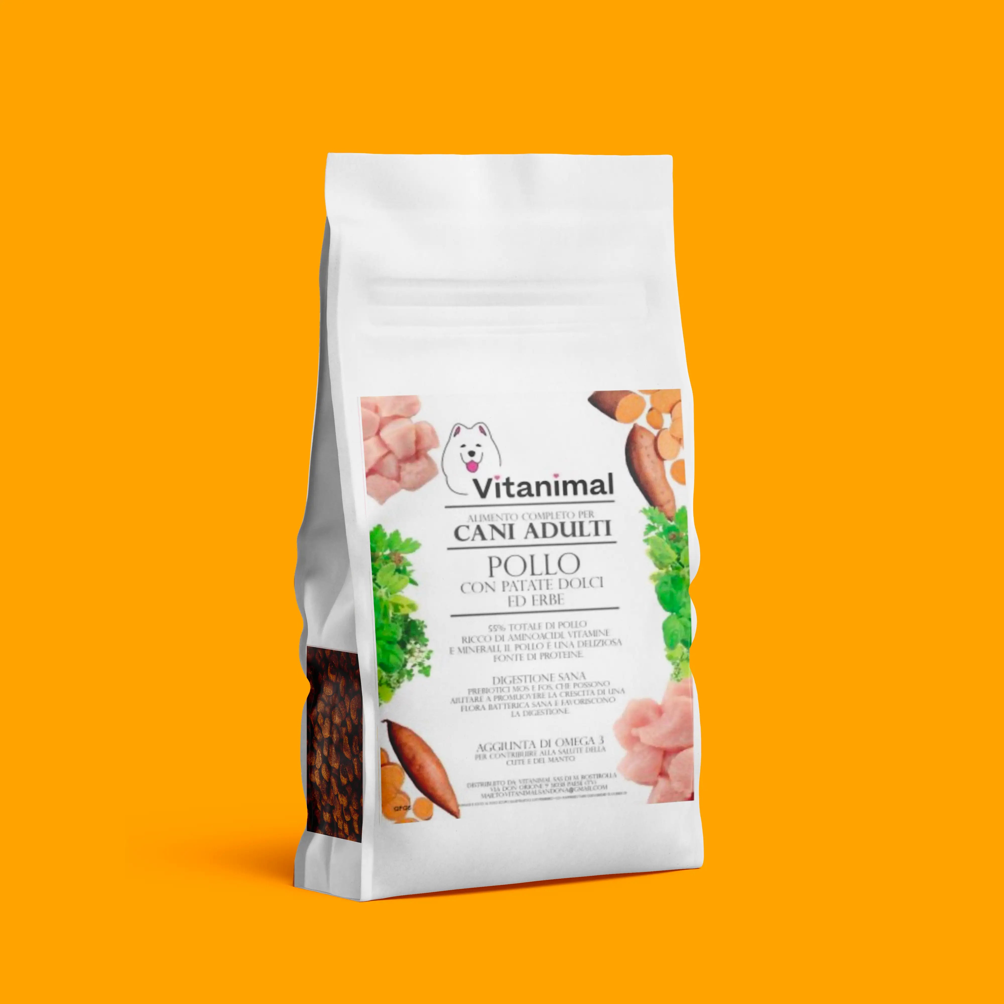 Crocchette gusto Pollo ed Erbe – Cane Adulto