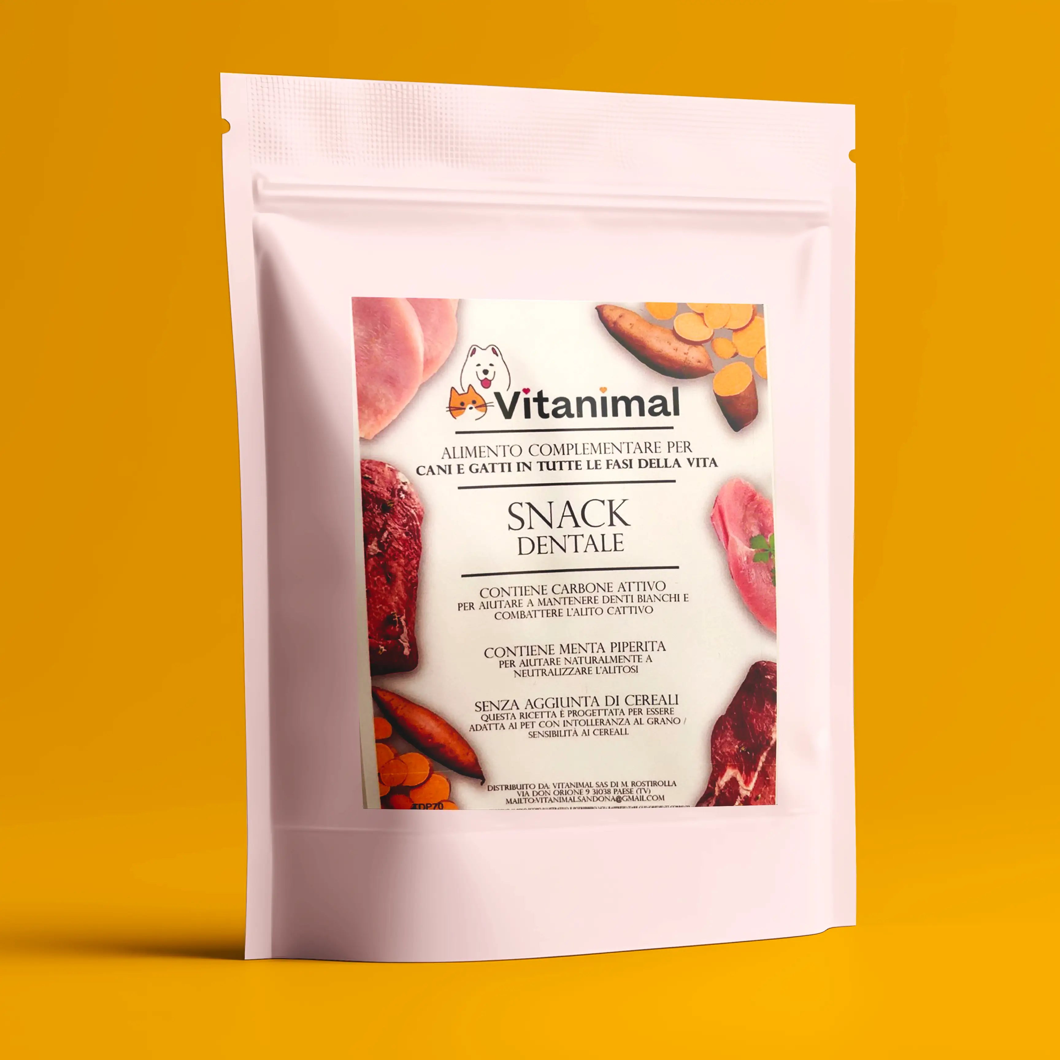 Snack Dentale al Tacchino – Cane e Gatto