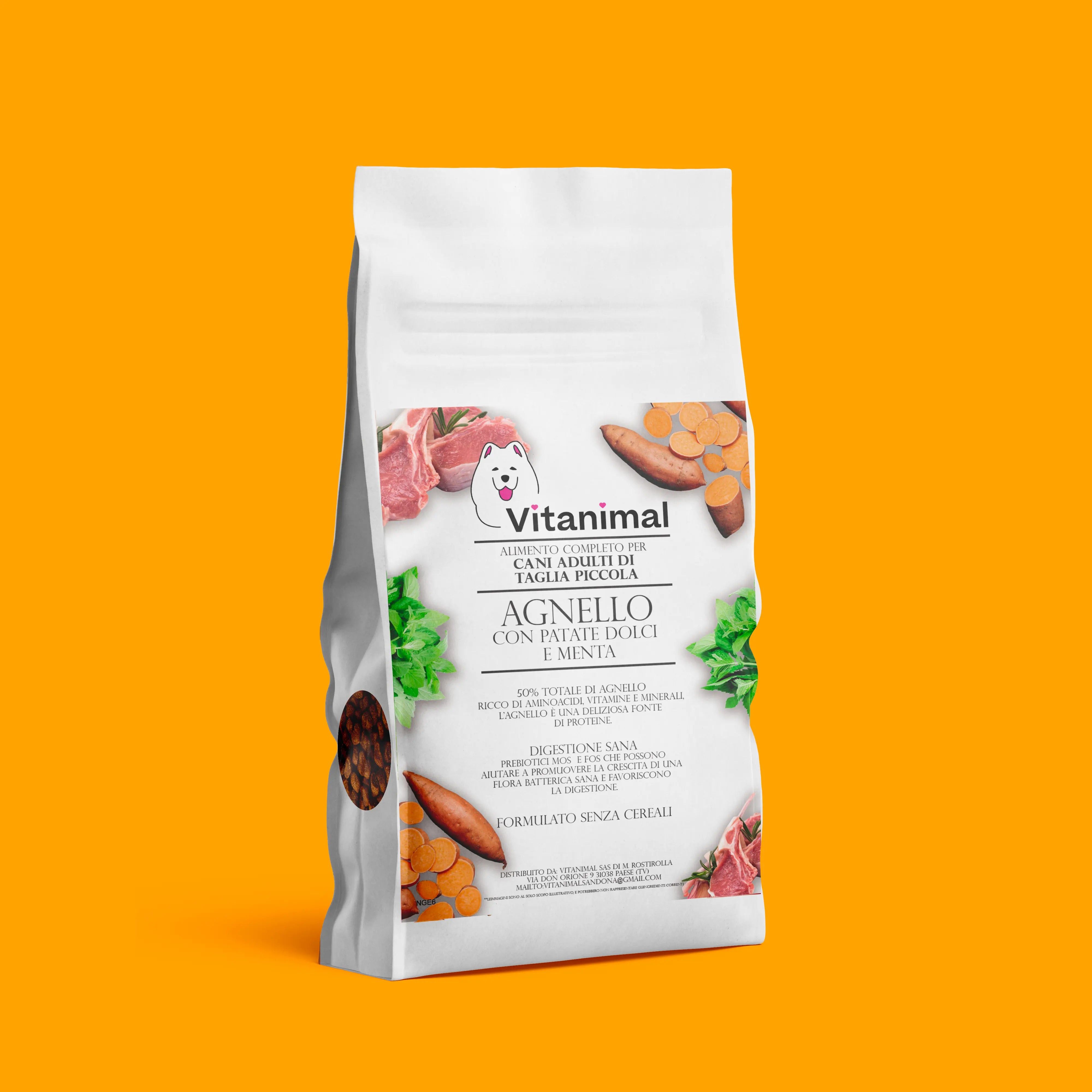 Crocchette gusto Agnello con patate dolci e Menta – Cane Adulto di taglia piccola