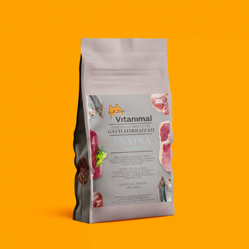 Croccantini gusto Anatra con Sardine – Gatti Sterilizzati