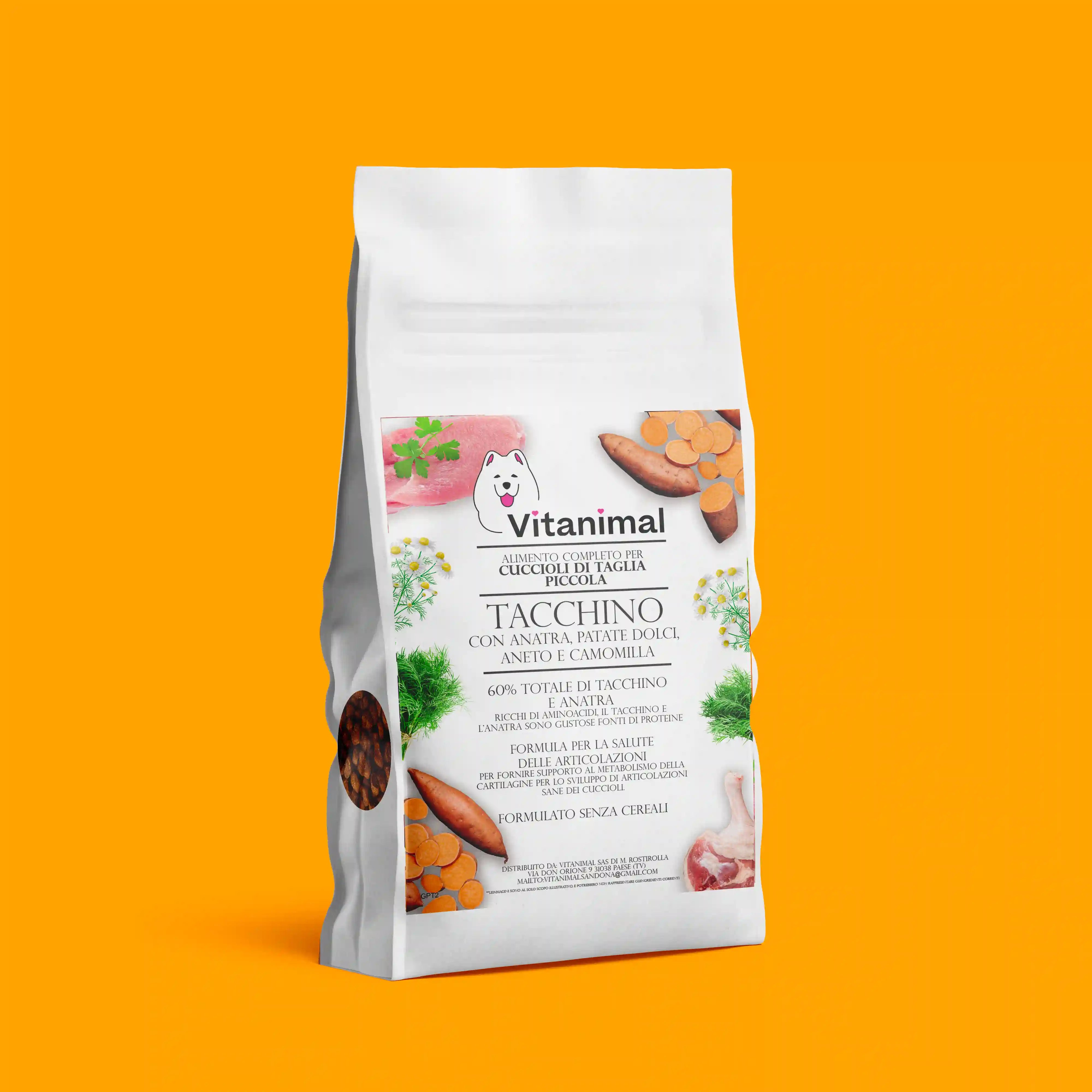 Crocchette gusto Tacchino con anatra e patate dolci – Cucciolo di taglia piccola